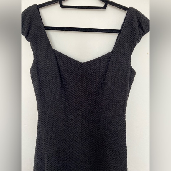 Rebecca Taylor black midi dress - Picture 3 of 4